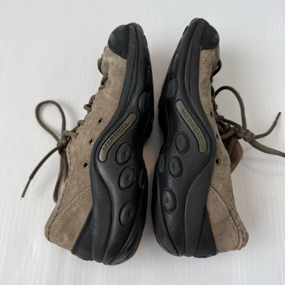 Merrell Jungle Climb Green/tan Shoes - Picture 7 of 8